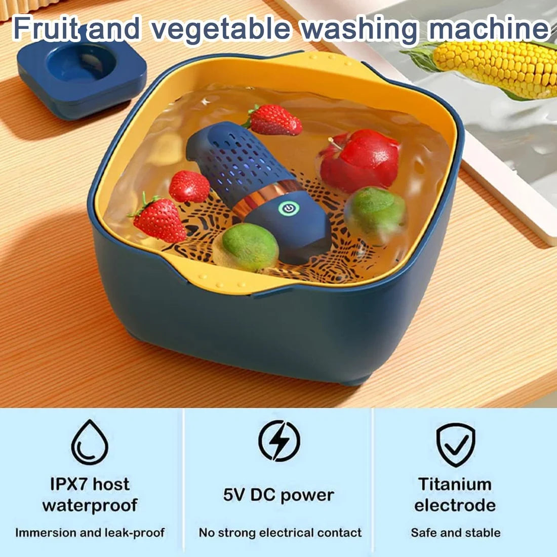 Portable Device for Cleaning Fruits And Veggies