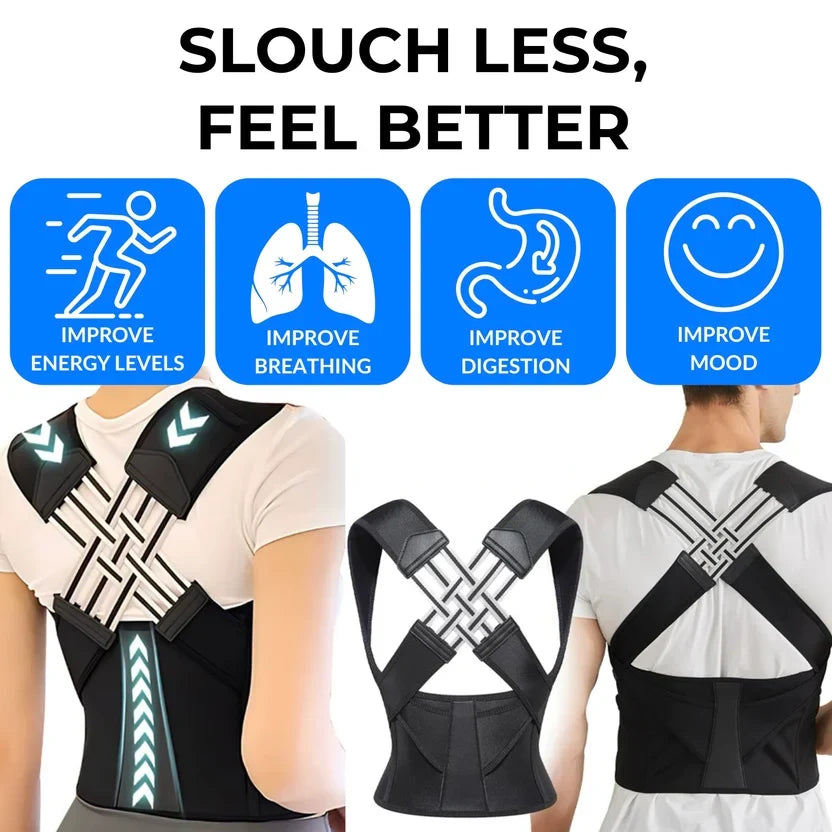 Adjustable Posture Corrector Back Support Belt