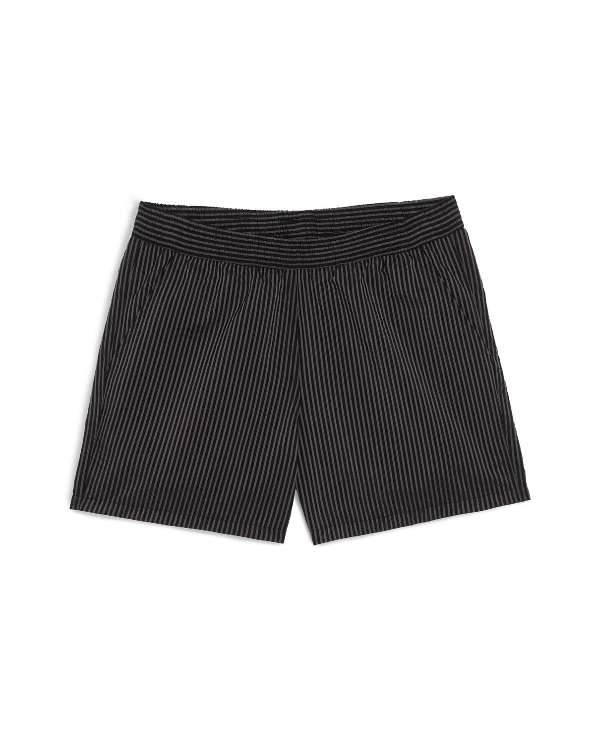 Black Seersucker Modern Trunk