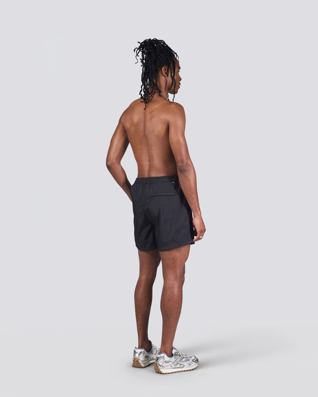Iridescent Black Modern Trunk