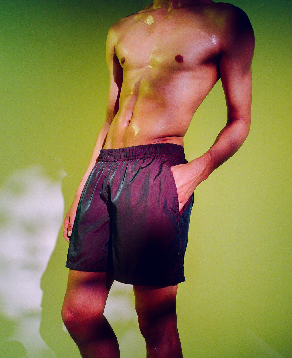 Iridescent Umber Modern Trunk