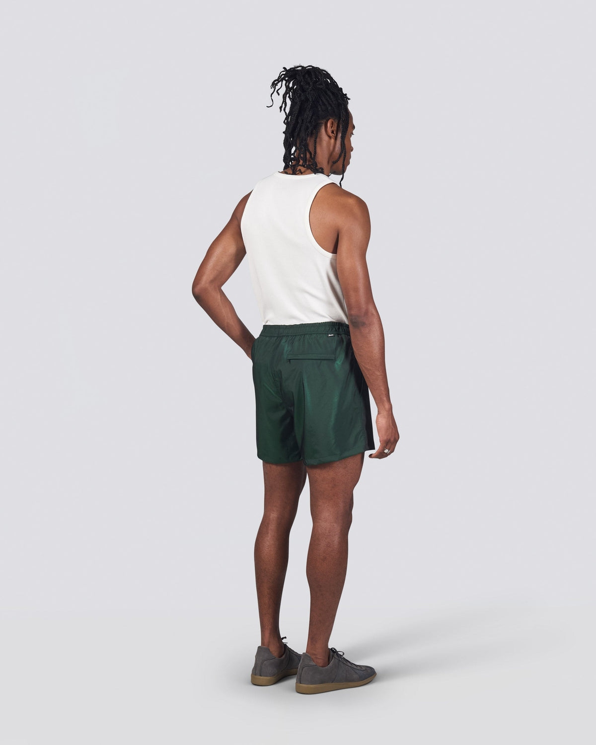 Iridescent Emerald Modern Trunk