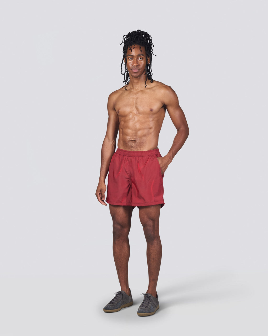 Iridescent Crimson Modern Trunk